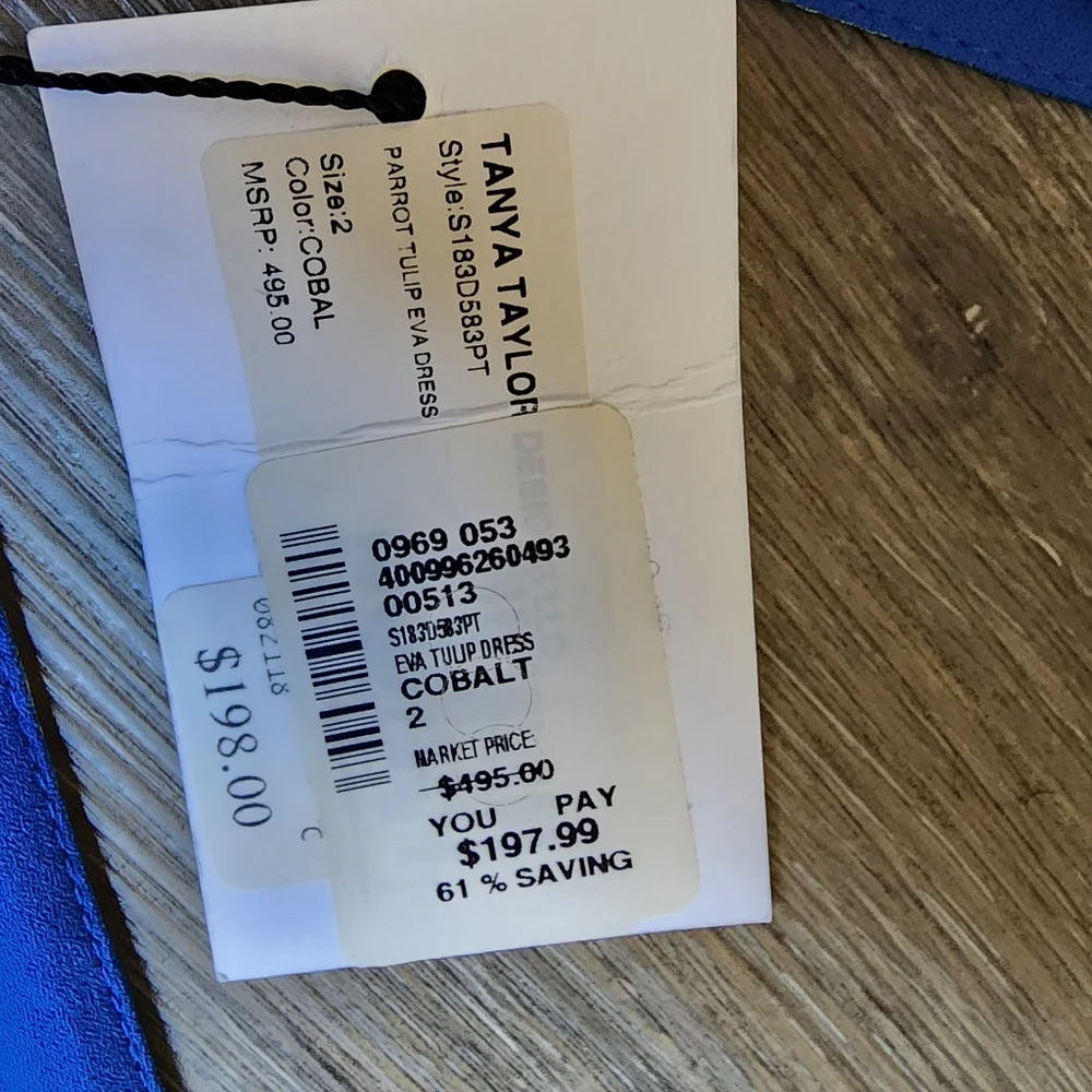 TANYA TAYLOR PARROT TULIP EVA DRESS - Picture 6 of 12